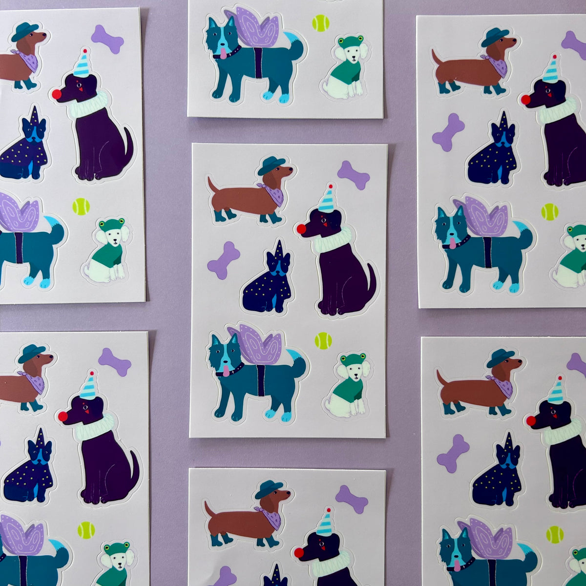 Dogs in Costumes - Sticker Sheet