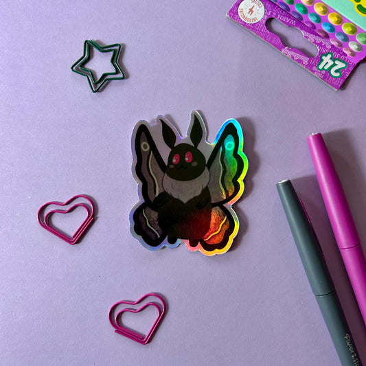 Baby Mothman - Holographic Sticker