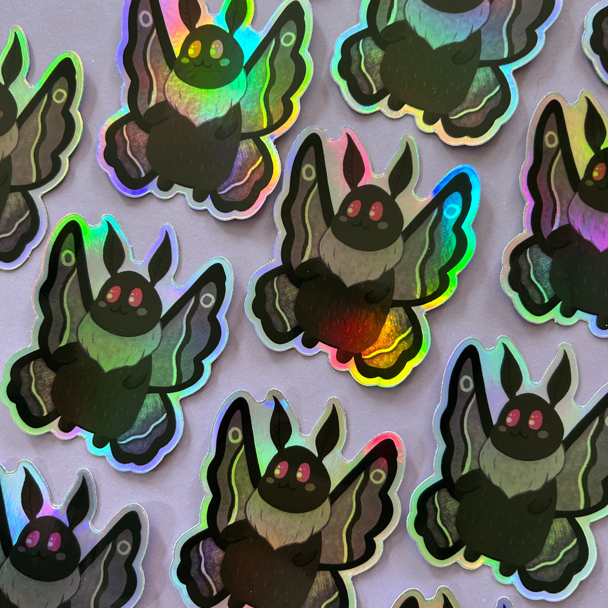Baby Mothman - Holographic Sticker