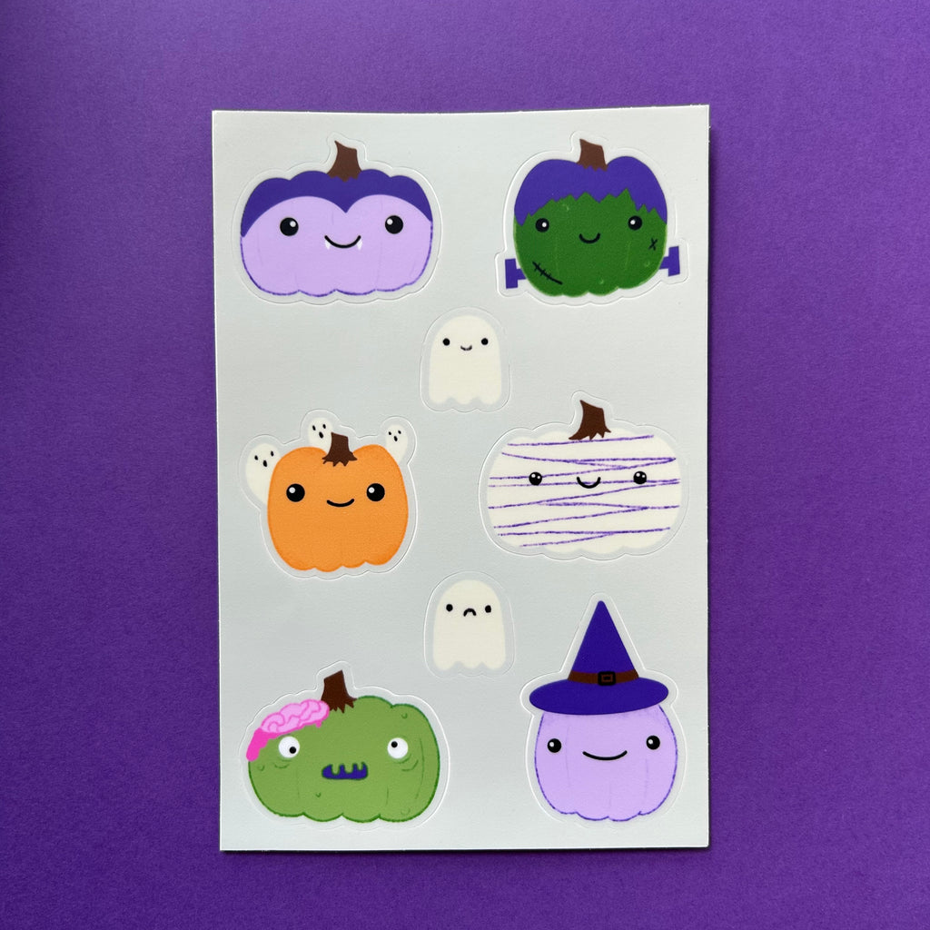 Halloween Pumpkins - Sticker Sheey