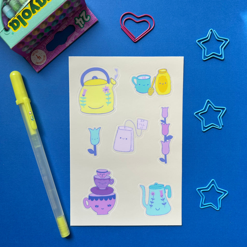 Spill The Tea Sticker Sheet