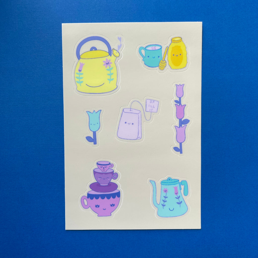 Spill The Tea Sticker Sheet
