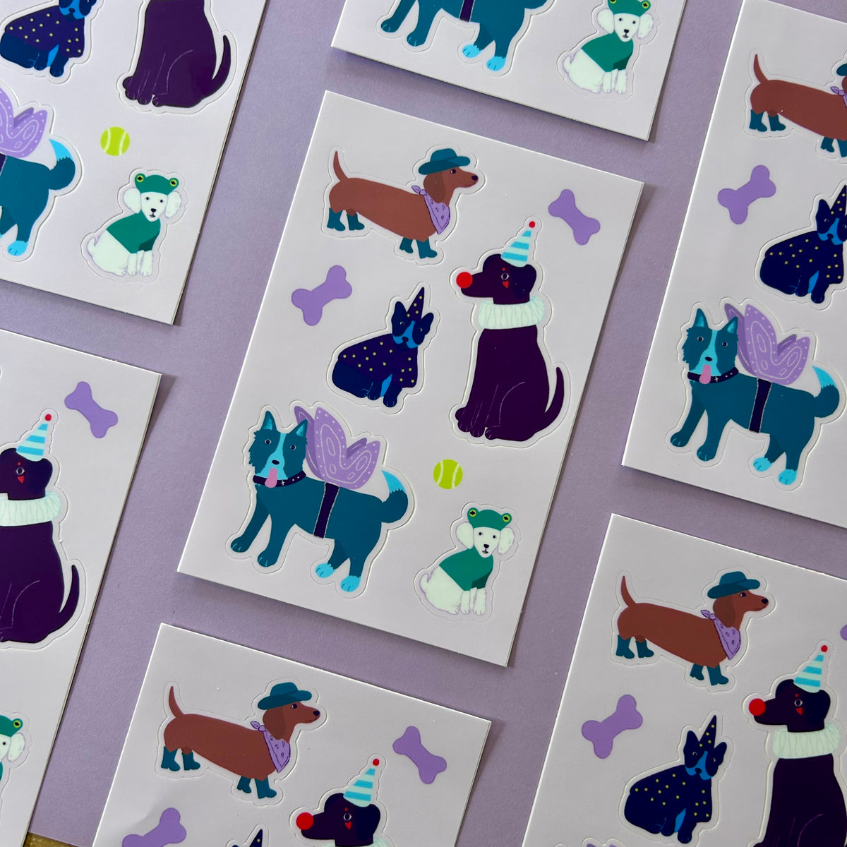 Dogs in Costumes - Sticker Sheet