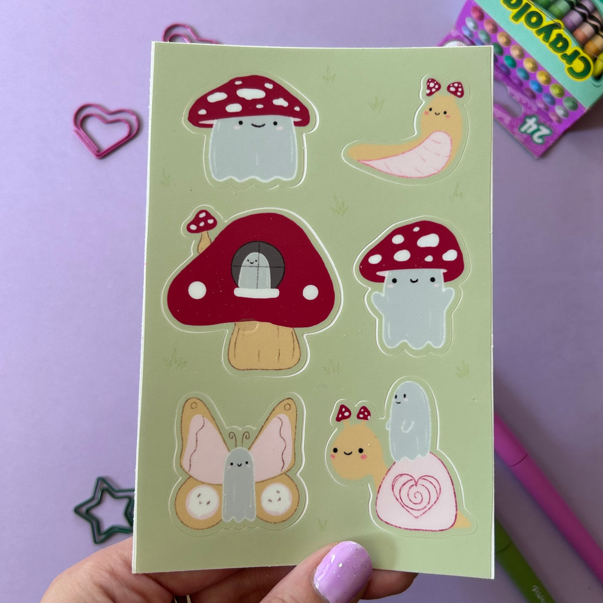 Just Ghosting Around - Sticker Sheet