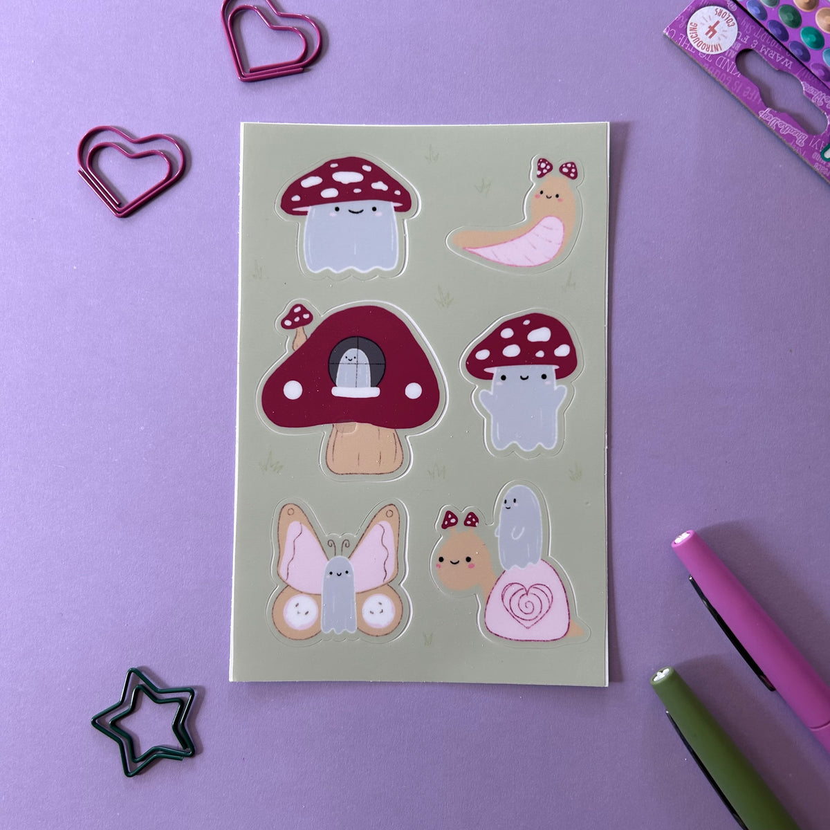 Just Ghosting Around - Sticker Sheet