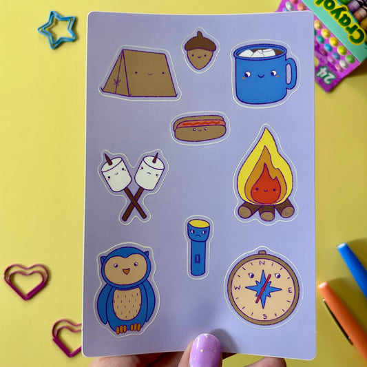 Camping - Sticker Sheet