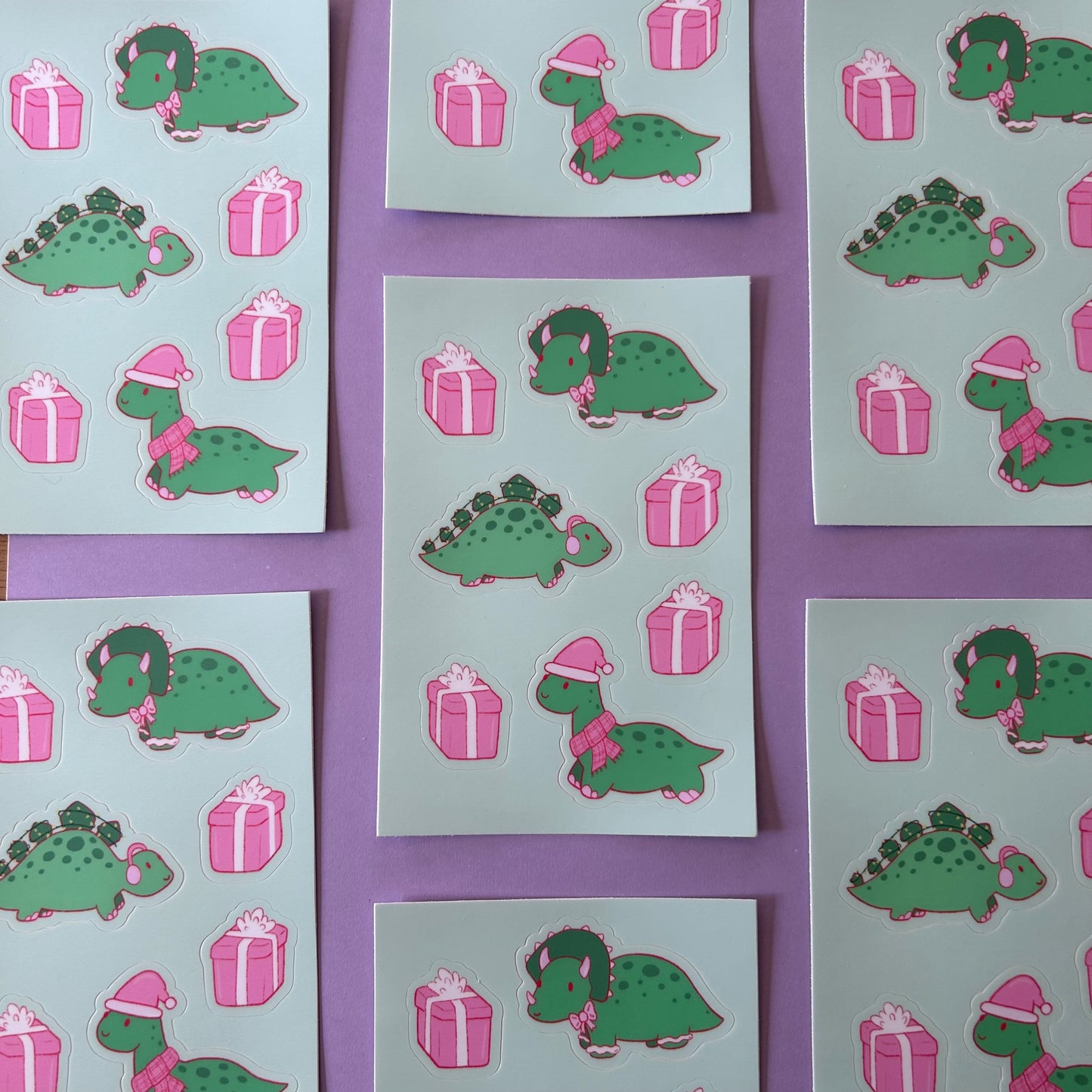 X-Mas Dinos - Sticker Sheet