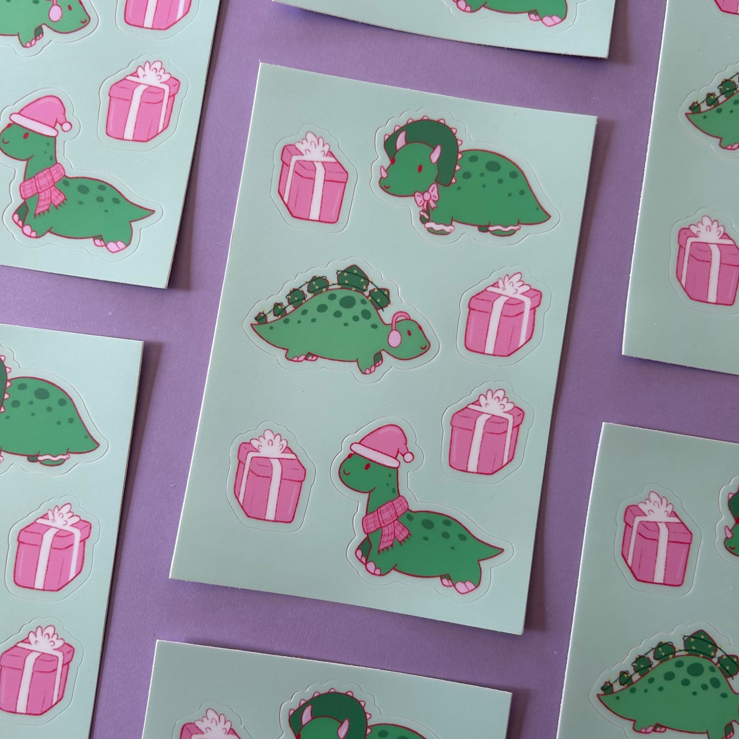 X-Mas Dinos - Sticker Sheet