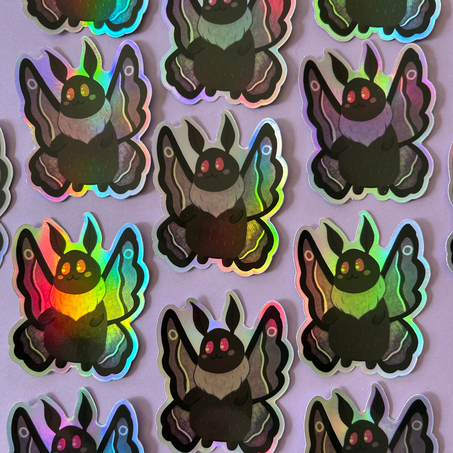 Baby Mothman - Holographic Sticker