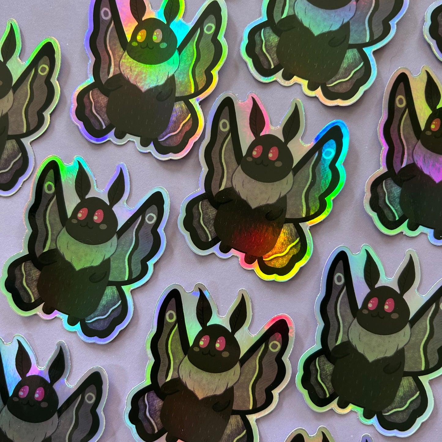 Baby Mothman - Holographic Sticker